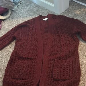 Women's Cable Knit Cardigan Sweater